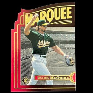 Mark McGwire 1996 SP Marquee Matchups #MM7 | Die Cut Insert | NM+ or better A's